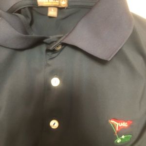 Navy Blue NWOT Peter Millar Summer Comfort Sz L.  Los Angeles Country Club